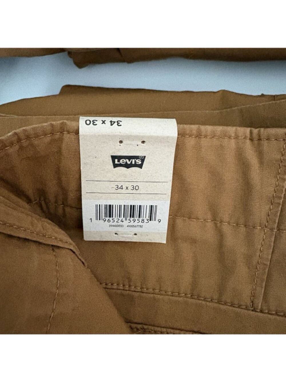 Levi’s Men Size 34x30 Brown Stretch Casual Chino XX Cargo Taper Pants NWT - Picture 12 of 13